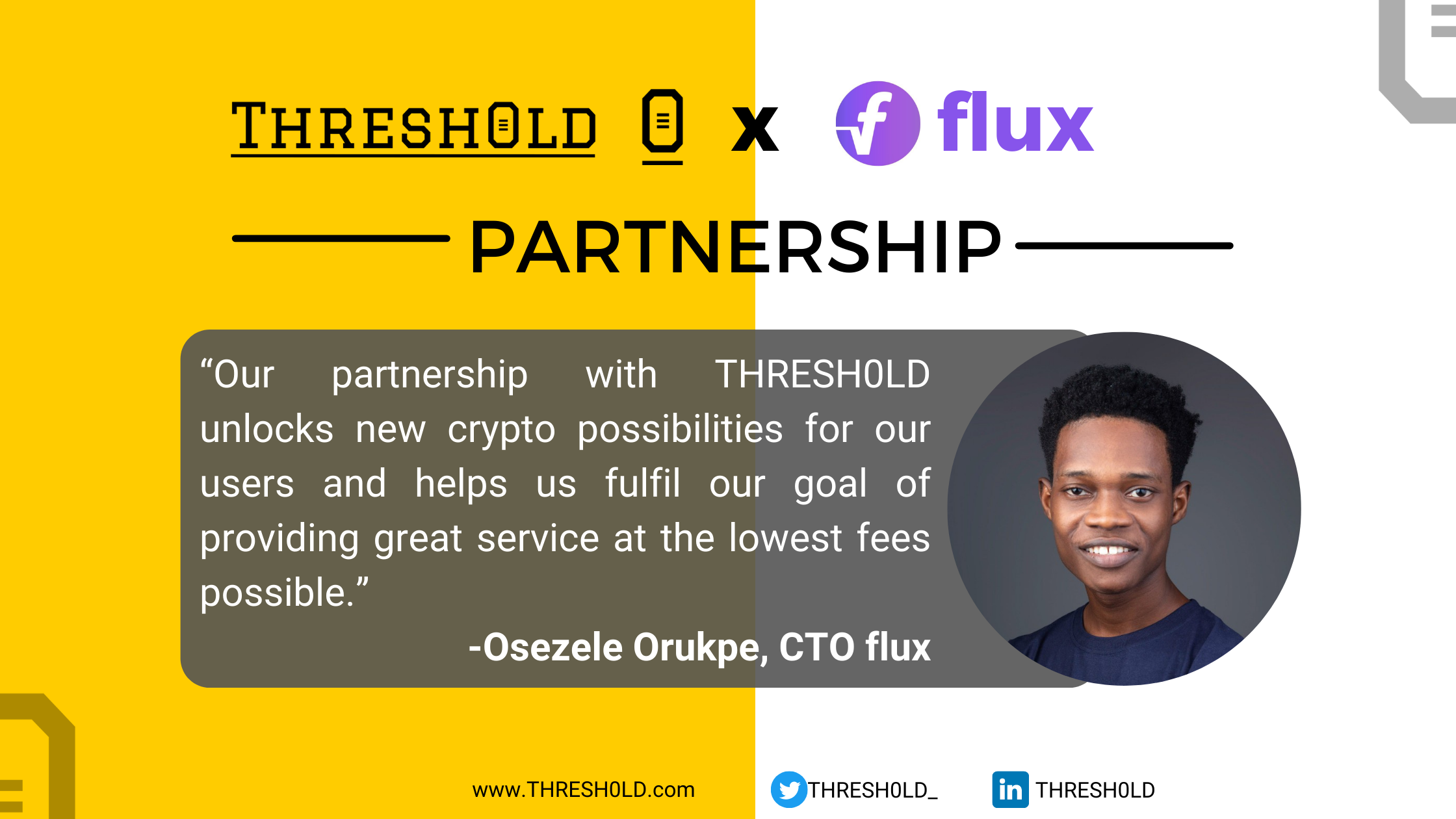 flux partnership announcement